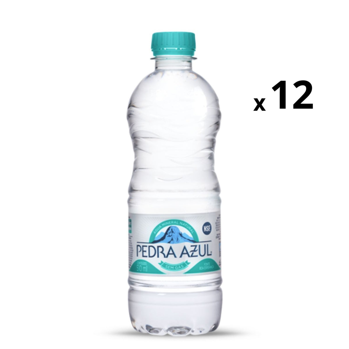 Agua Pedra Azul S/Gas Com 12 Unidades 510ml