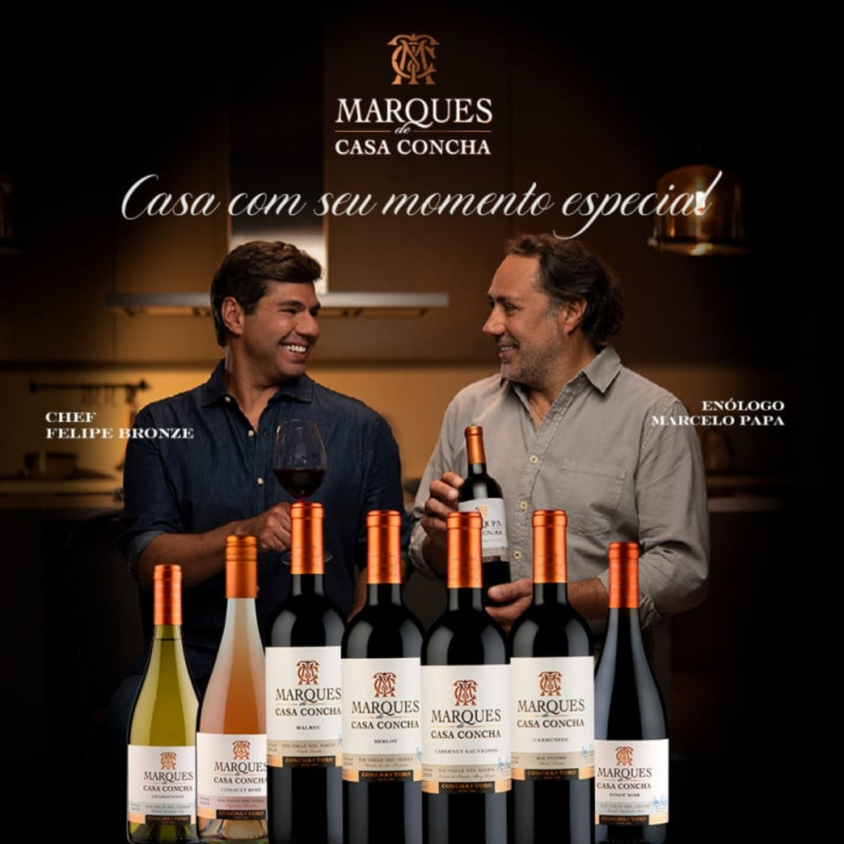 Vinho Marques De Casa Concha Y Toro Carmenere D.O Peumo 750