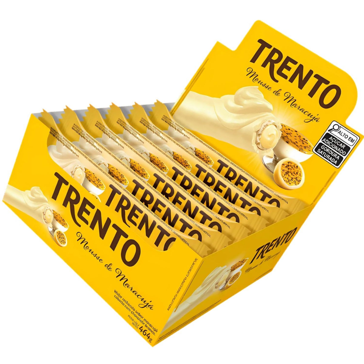 Chocolate Trento Mousse de Maracuja 29g Caixa Com 16Unidades