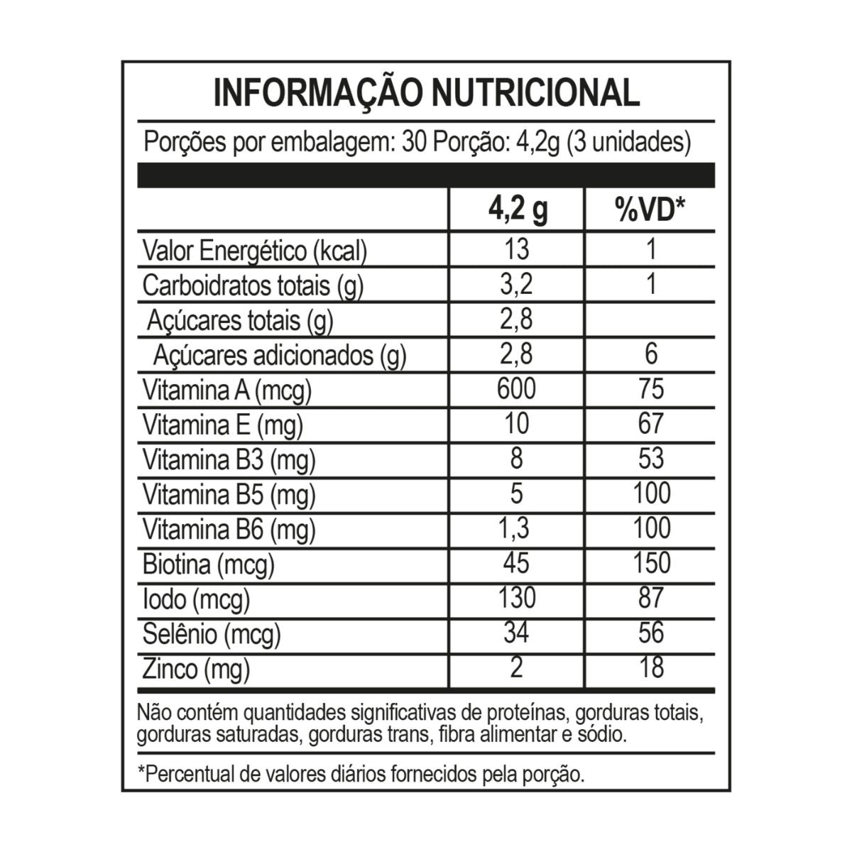 Suplemento Flofarma Beauty Gum Vitaminas e Minerais 90 Und