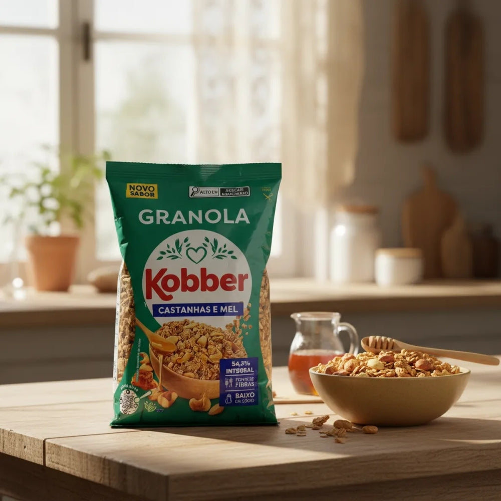 Granola Kobber Castanha E Mel 250gr