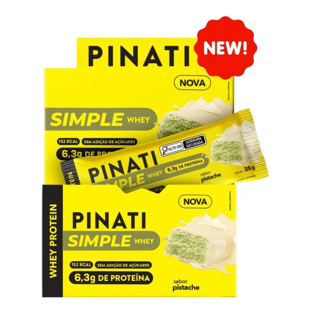 Barra Pinati Simple Whey Pistache 35g 16un