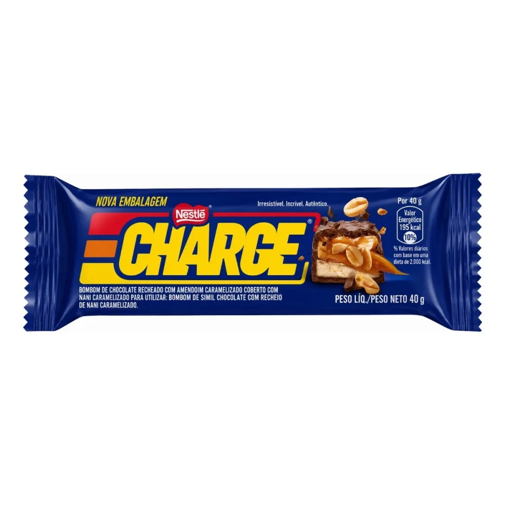 Chocolate Charge 40 g Caixa com 30 Unidades
