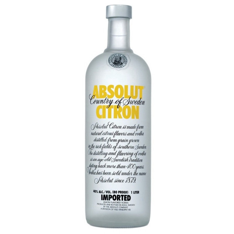 Vodka Absolut Citron 750ml
