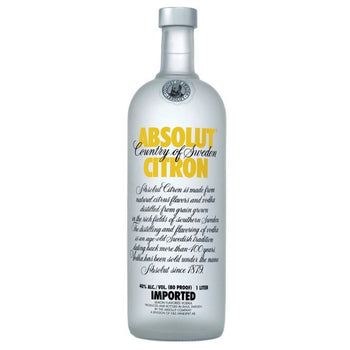 Vodka Absolut Citron 750ml