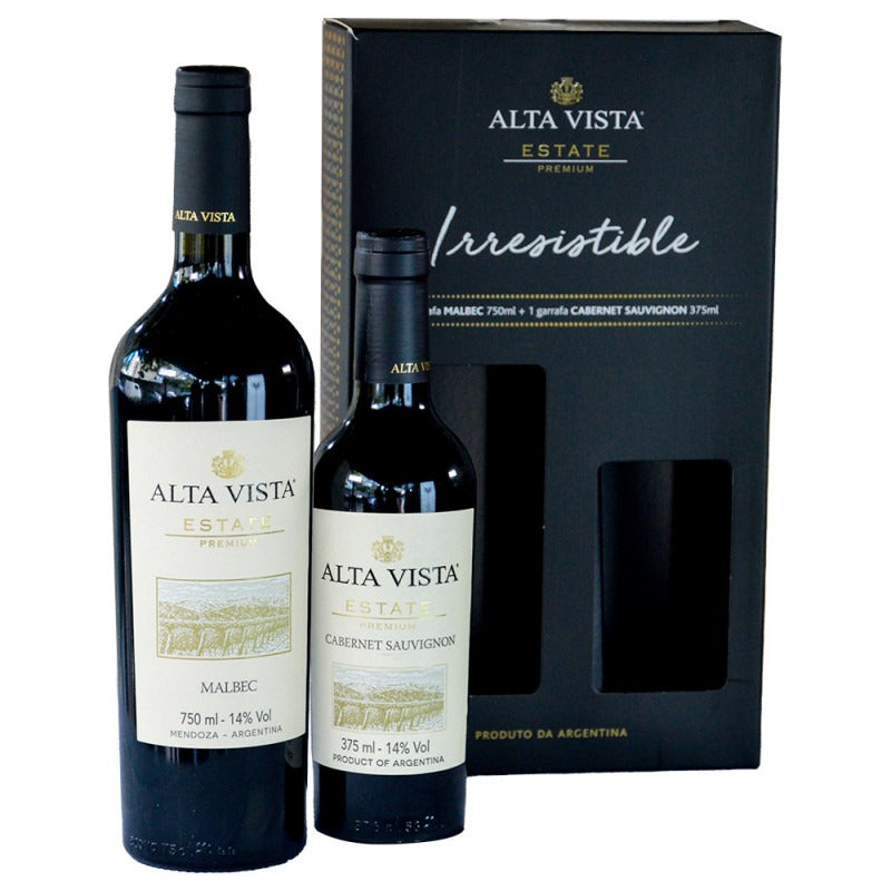 Kit Alta Vista Malbec 750ml Cabernet Sauvignon 375ml