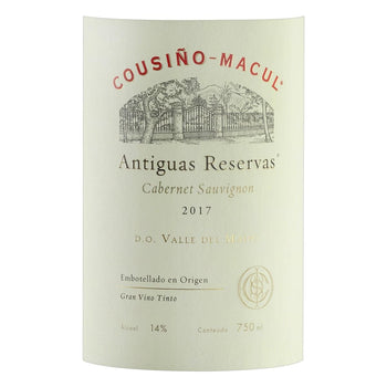 Vinho Cousino Macul Chile Antiguas Reservas Cabernet Sauvignon 750ml