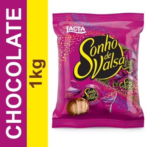 Bombom Sonho De Valsa Pacote 1kg - Lacta