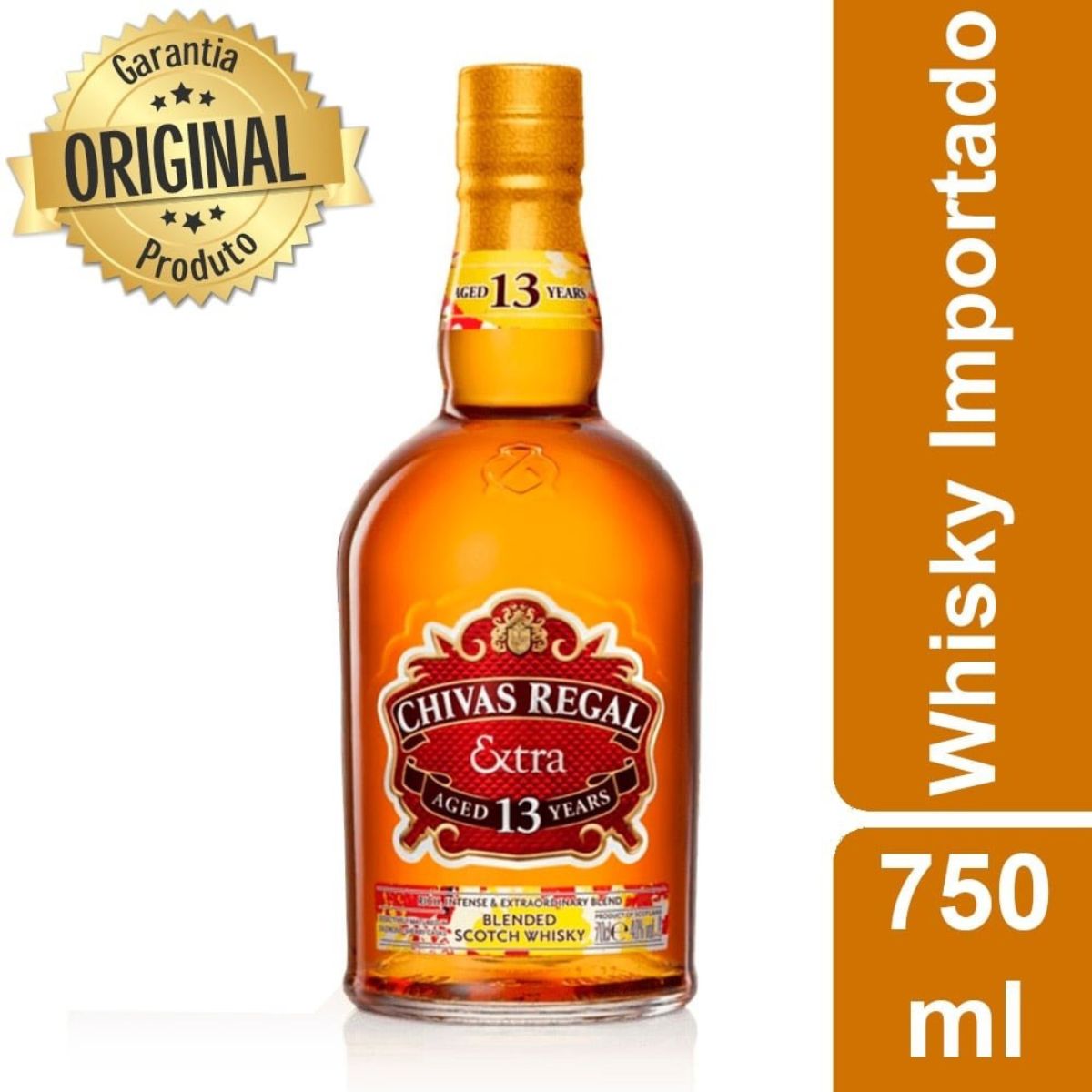 Whisky Chivas Regal Blended Extra 13 Reino Unido 750ml