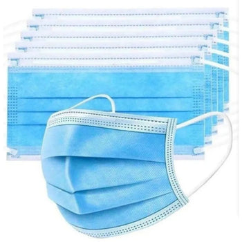 Masc Tripla Camada Azul Fort Health Com 10