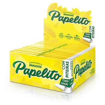 Caixa de Seda Papelito Piteira King Size 24 Unidades 36x36
