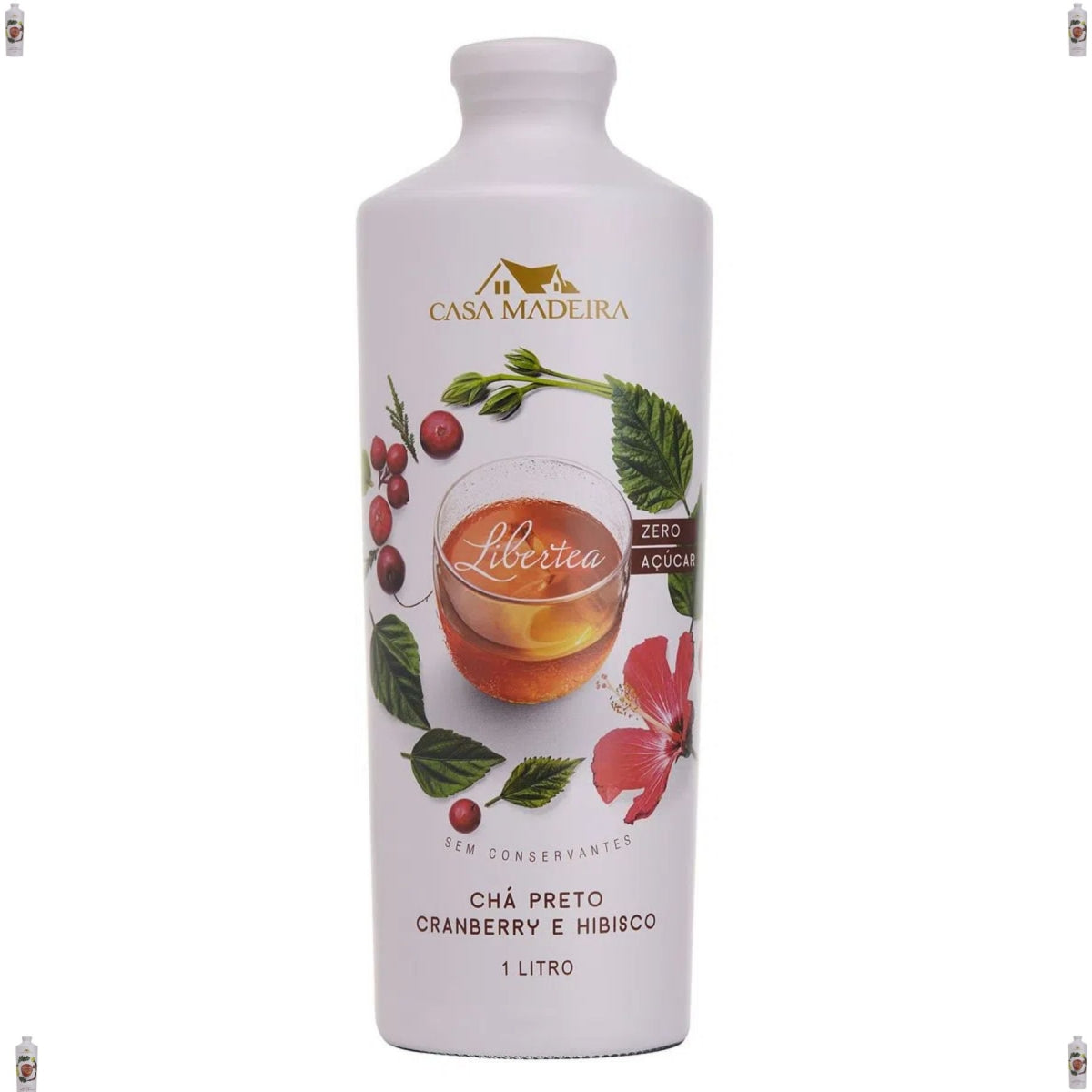 Chá Preto Com Cranberry E Hibisco 1lt