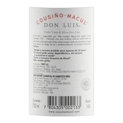 Vinho Cousino Macul Don Luis Merlot 750ml