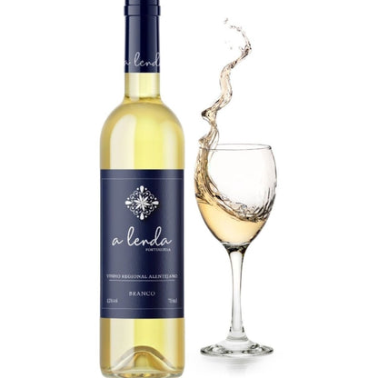 Vinho A Lenda Portuguesa Regional Alentejo Branco 750 Ml
