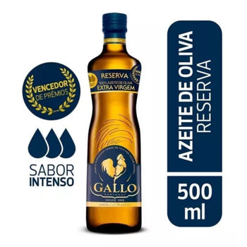 Azeite De Oliva Extra Virgem Reserva Gallo 500ml Kit Com3und