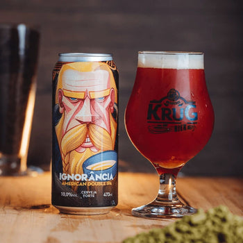 Cerveja Ignorancia Krug Bier Lata Kit 12 Unidades De 473ml