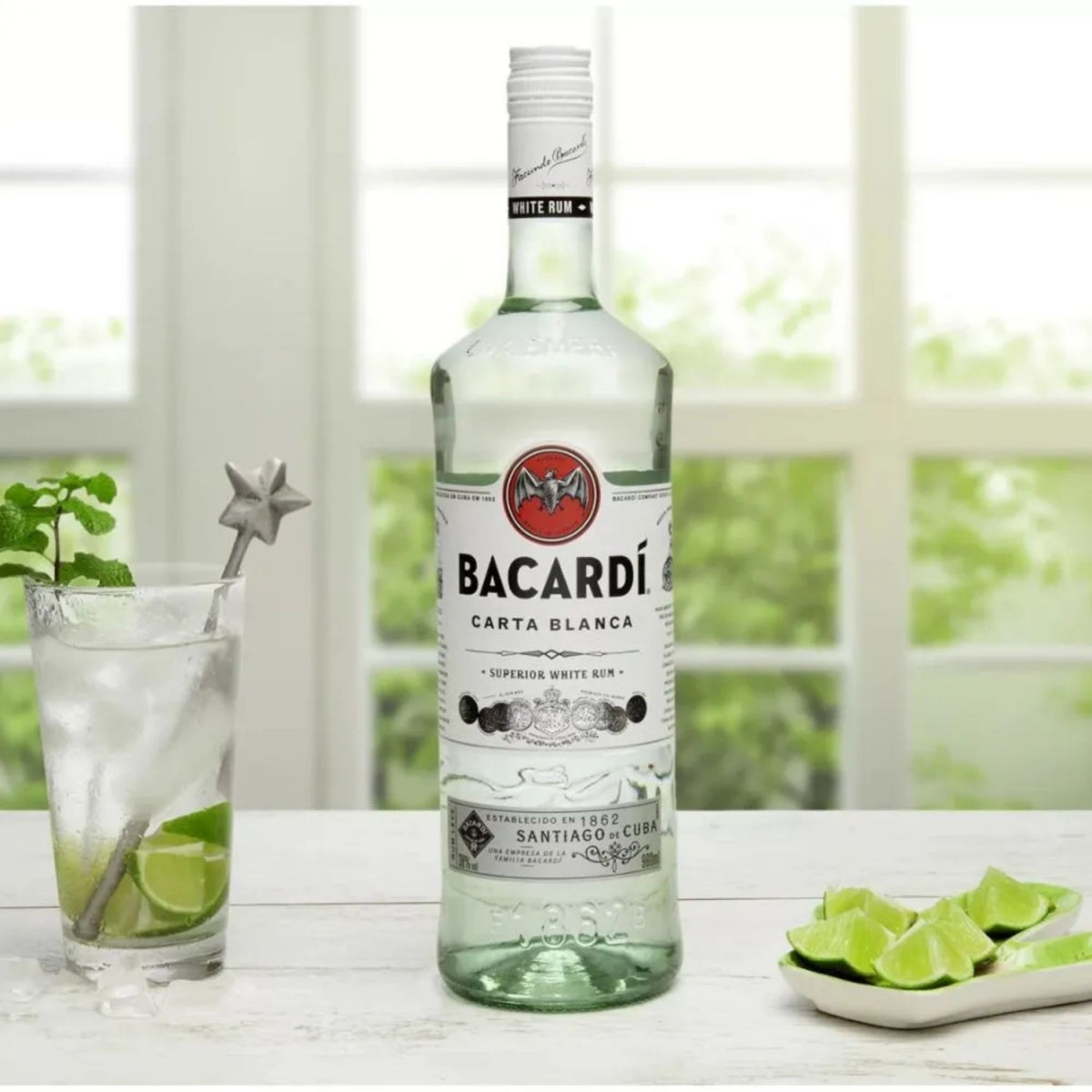 Rum Bacardi Carta Blanca Superior 980 Ml