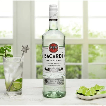 Rum Bacardi Carta Blanca Superior 980 Ml