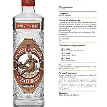 Licor Anis Del Mono Dulce 700 Ml