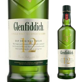 Glenfiddich Single Malt Scotch Whisky 12 Years - 750ml