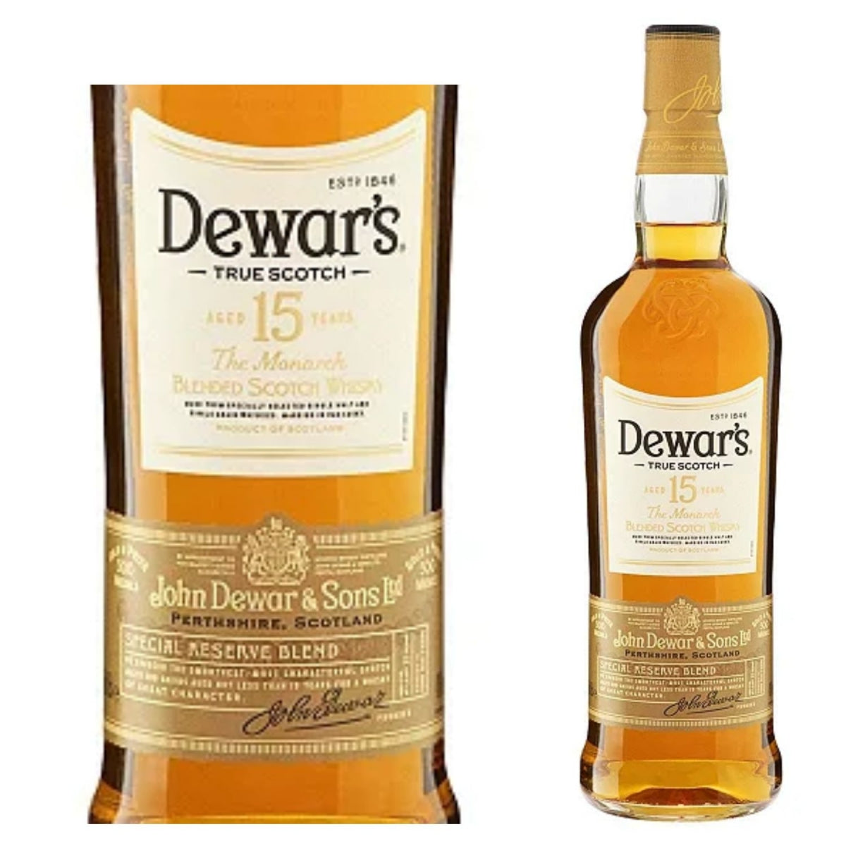 Whisky Dewars 15 Anos The Monarch 750 Ml
