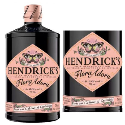 Gin Hendricks Edicao Limitada Flora Adora Garrafa 750ml