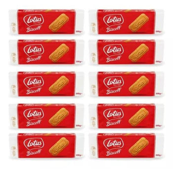 Kit Com 10 Biscoitos Bel Lotus Biscoff 250g
