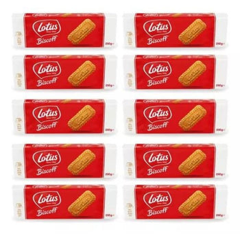 Kit Com 10 Biscoitos Bel Lotus Biscoff 250g
