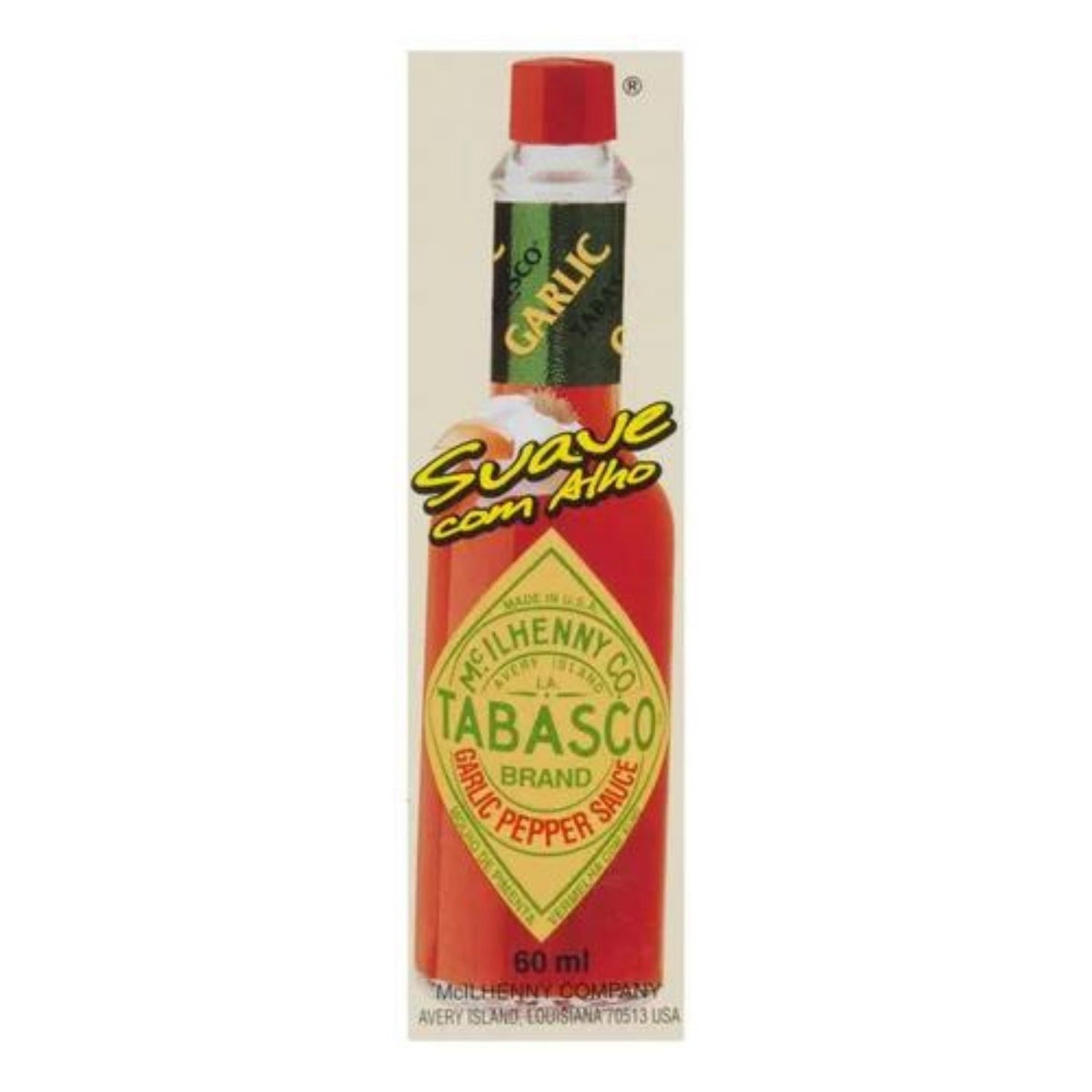 Pimenta Garlic Suave Com Alho Tabasco 60ml