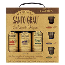 Cachaça Santo Grau Kit 3 Unidades 375ml