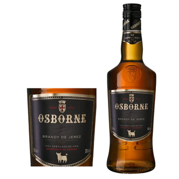 Kit Brandy De Jerez Osborne Osborne Sabor 700 Ml + 1 Taça