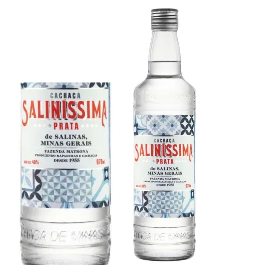 Cachaca Salinissima Prata 670ml