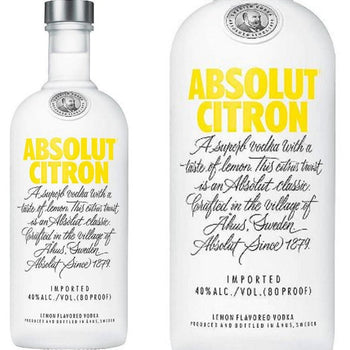 Vodka Absolut Citron 750ml