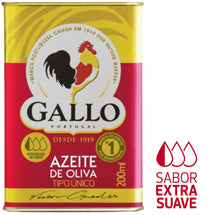 Azeite Oliva Tipo Unico Lata Gallo 200ml