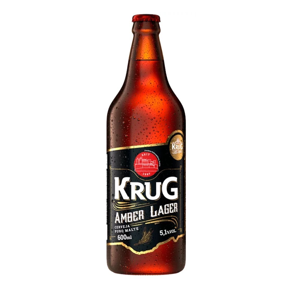 Cerveja Krug Amber Lager 600ml