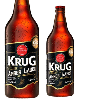 Cerveja Krug Amber Lager 600ml