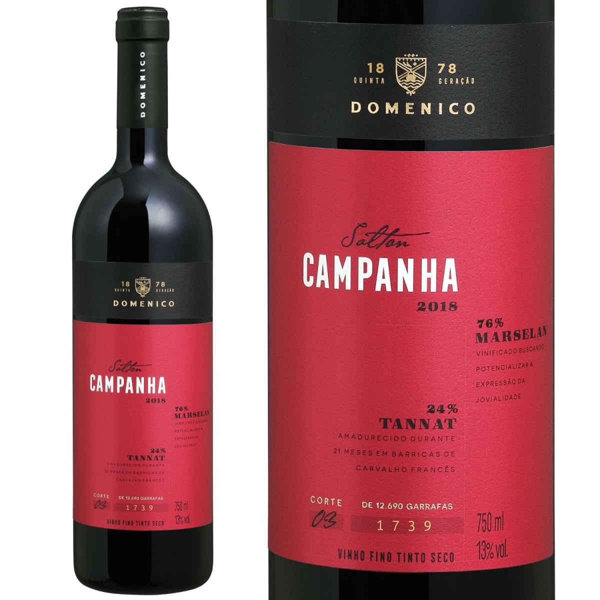 Vinho Salton Domenico Campanha Marselan E Tannat 750ml