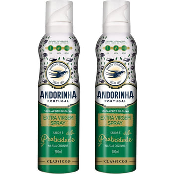 Kit Com 2 Azeite Andorinha Spray Extra Virgem 200ml