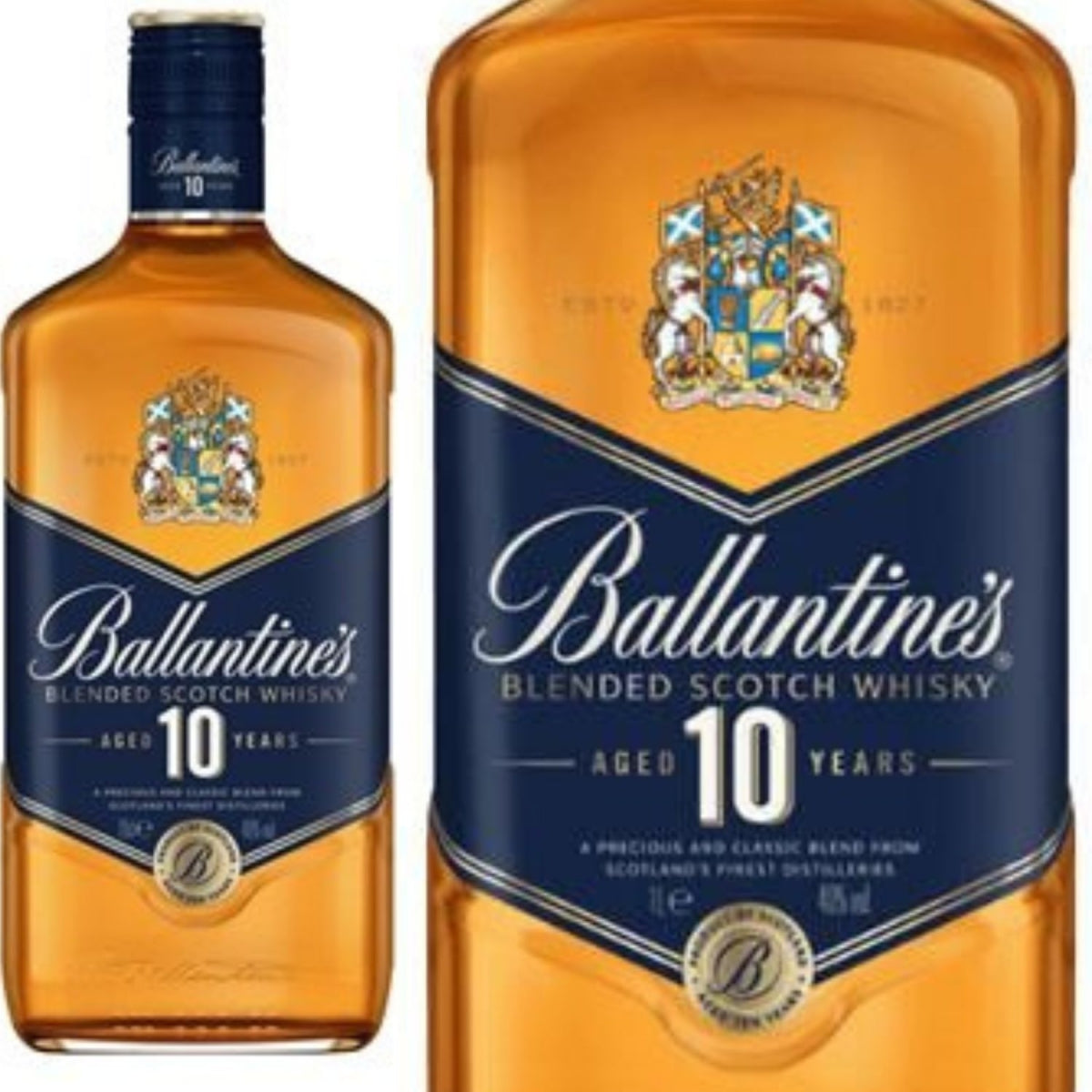 Whisky Ballantines 10 Yo 750ml