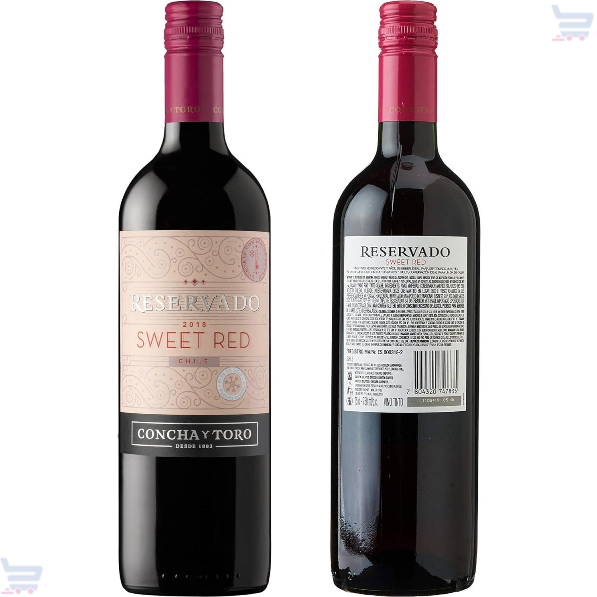 Vinho Chileno Reservado Sweet Red Concha Y Toro 750ml