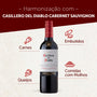 Vinho Casillero Del Diablo Cabernet Sauvignon375ml Kit Com3