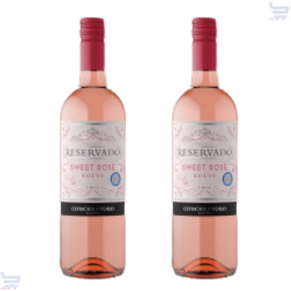 Vinho Reservado Sweet Rose Suave Concha Y Toro Chileno 750ml