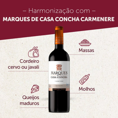 Vinho Marques De Casa Concha Y Toro Carmenere D.O Peumo 750