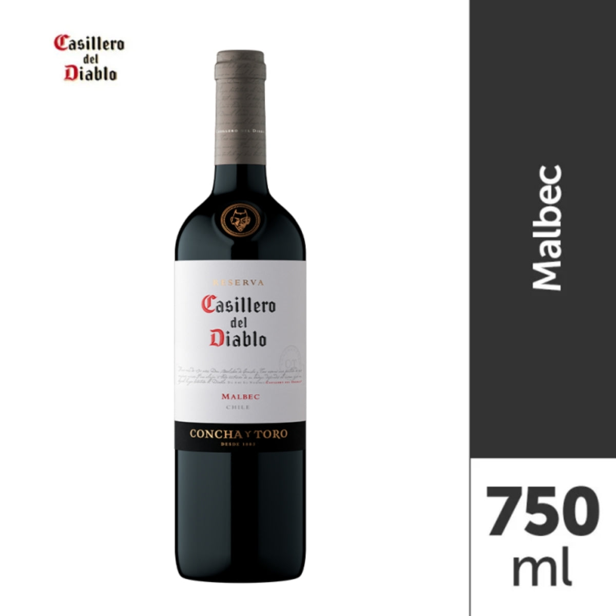 Vinho Casillero Del Diablo Concha Y Toro Malbec Chileno 750