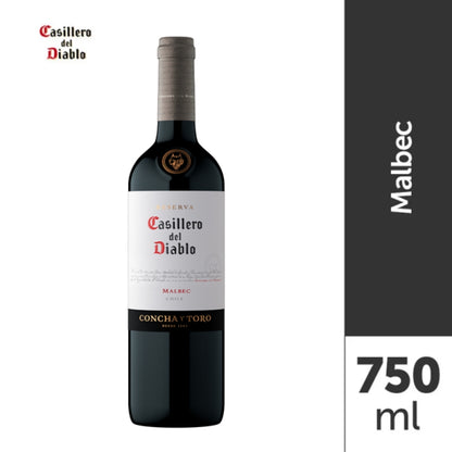 Vinho Casillero Del Diablo Concha Y Toro Malbec Chileno 750