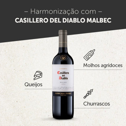 Vinho Casillero Del Diablo Concha Y Toro Malbec Chileno 750