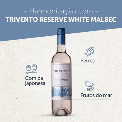 Vinho Argentino Trivento Reserva White Malbec 750ml