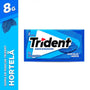 Display 168g (Com 21un) Chiclete De Hortelã Trident 5un De 8g