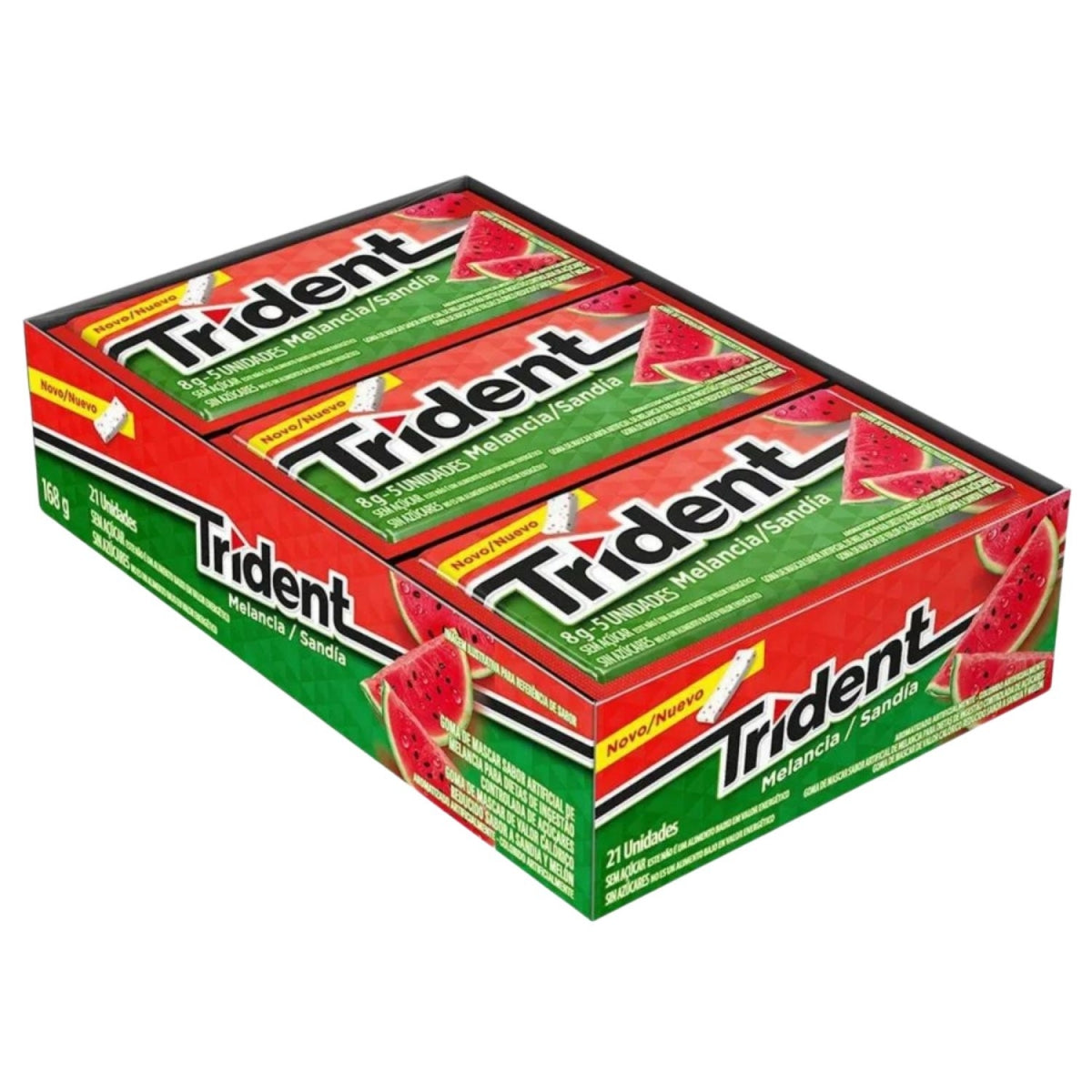 Goma De Mascar Trident Melancia 21x8g