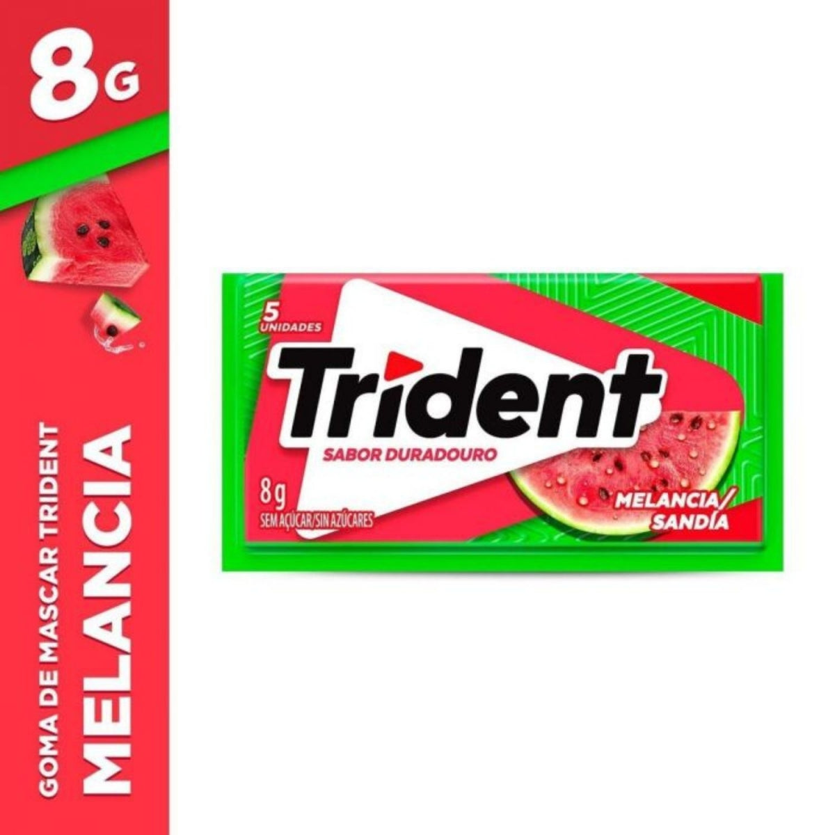 Goma De Mascar Trident Melancia 21x8g